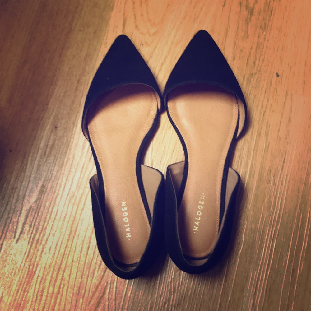 Black D’orsay flats!